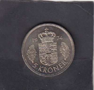 Beschrijving: 5 Kroon MARGRETHE II 